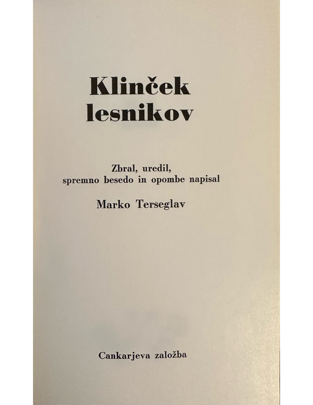 Klinček lesnikov 3