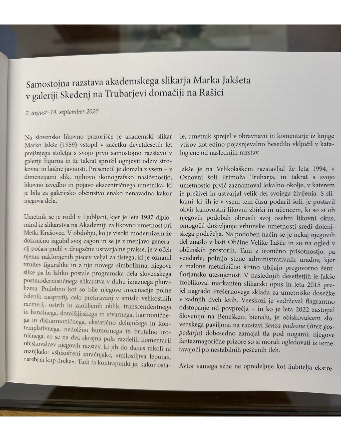 Marko Jakše - katalog razstave 3